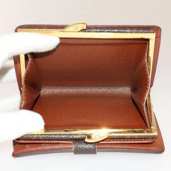 LOUIS VUITTON Monogram Porte Monnaie Billets Viennois Wallet M61663 Auth 50459 - Picture 12 of 14